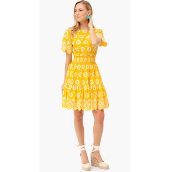 Tory Burch Dresses & Skirts - Tory Burch Embroidered Eyelet Dress